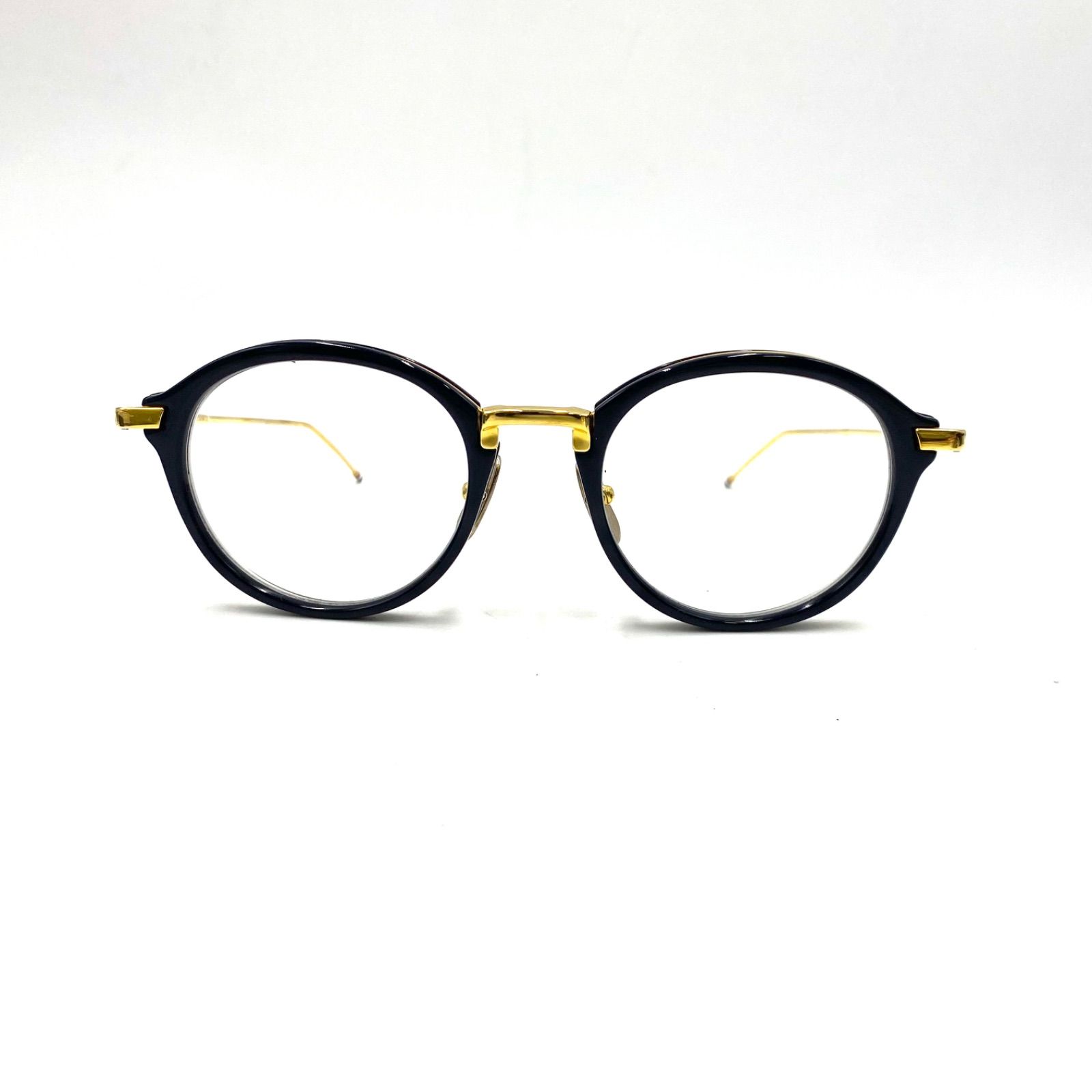 代表的モデル！ THOM BROWN トムブラウン TB-011 49□21 めがね メガネ 