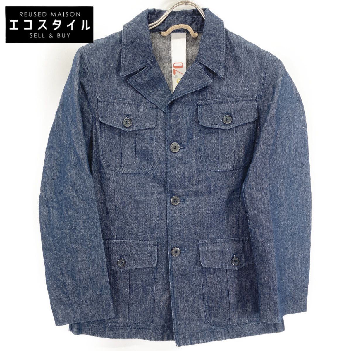 EQUIPE'70 エキップセッタンタ 【Brilla別注】24-16-0224-874 ｲﾝﾃﾞｨｺﾞ ﾃﾞﾆﾑｻﾌｧﾘｼﾞｬｹｯﾄ 42