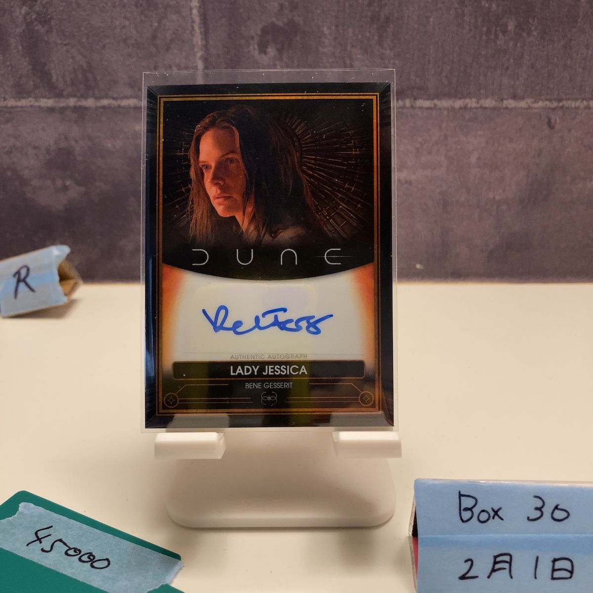 Topps Dune Chrome Lady Jessica 直筆サインカード House Atreides Refractor カード