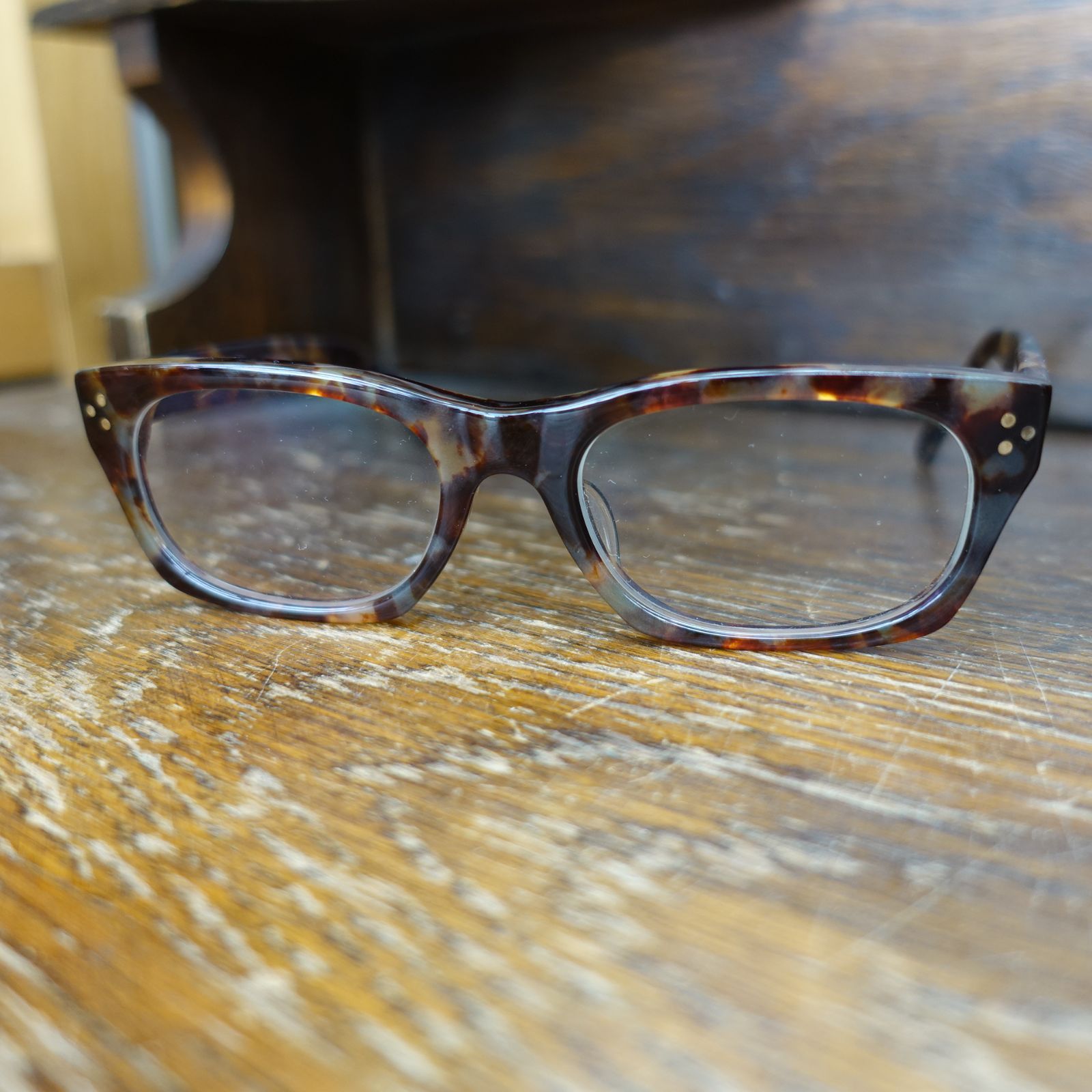 OLIVER GOLDSMITH オリバーゴールドスミス K10カシメ鋲 VICE CONSUL-s ESSENTIALS by Continuer メガネ サングラス エキスパート藤沢辻堂店