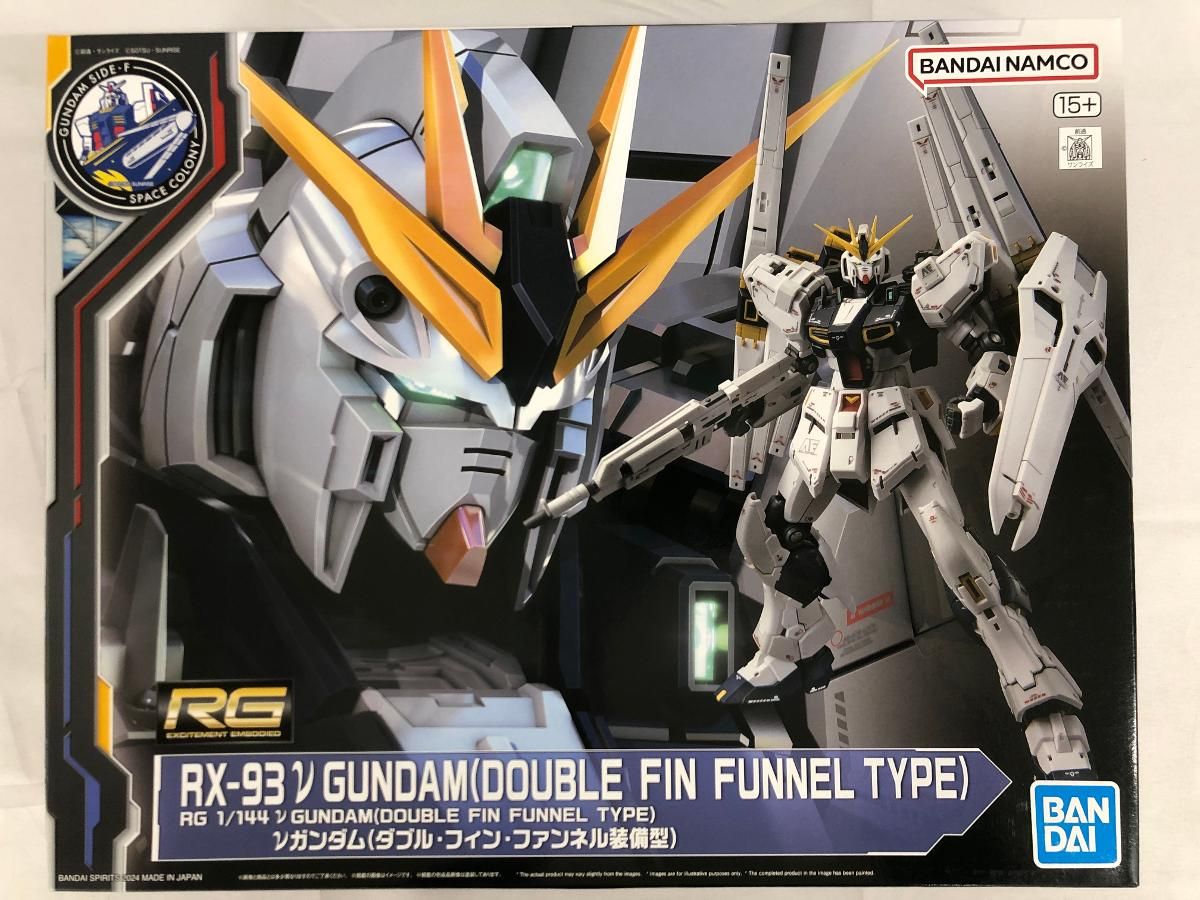 未開封】1/144 RG RX-93 νガンダム(ダブル・フィン・ファンネル装備型
