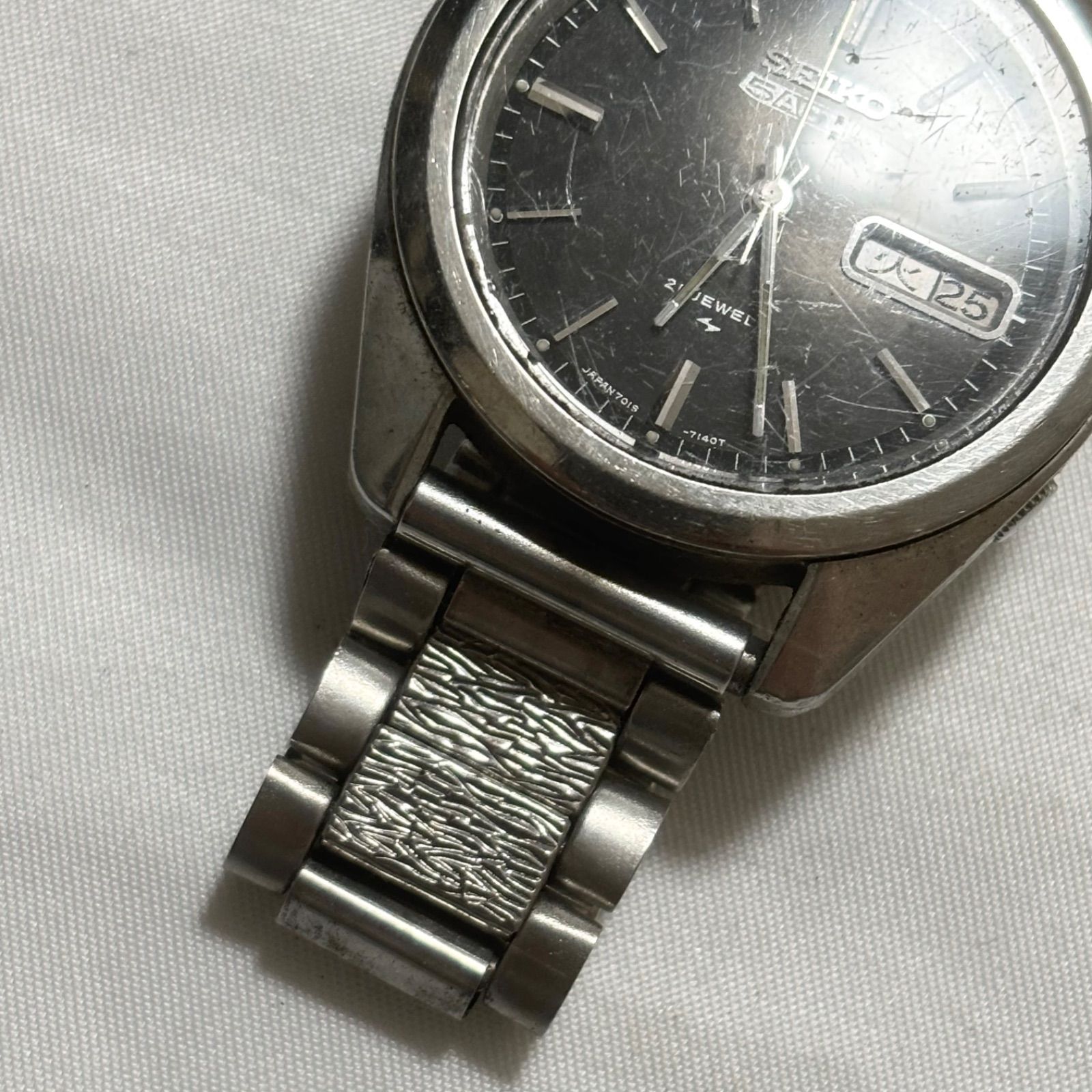 送料無料 SEIKO|セイコー|セイコー5|アクタス|7019-7040|自動巻き腕時計|21石|デイデイト|動作品|稼働品|