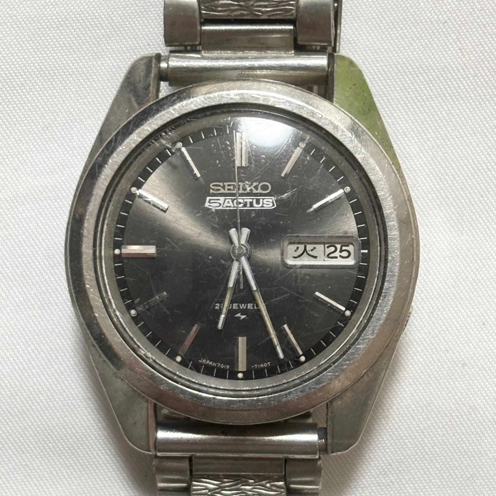 SEIKO|セイコー|セイコー5|アクタス|7019-7040|自動巻き腕時計|21石|デイデイト|動作品|稼働品|