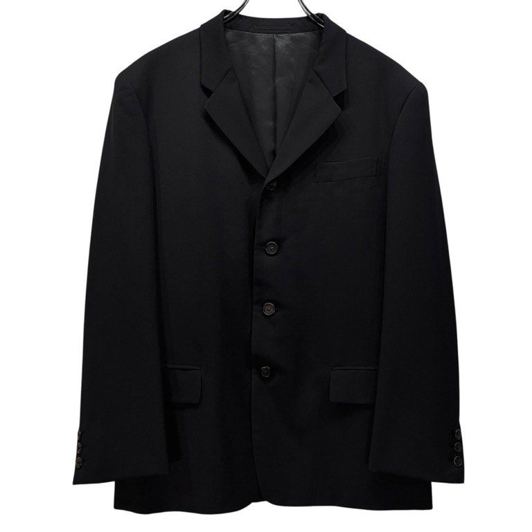 Y's for men ウールギャバジン4ボタンテーラードジャケット ブレザー ブルゾン コート Archive 90s ヨウジヤマモト Y's for men ウールギャバジン4ボタンテーラードジャケット ブレザー