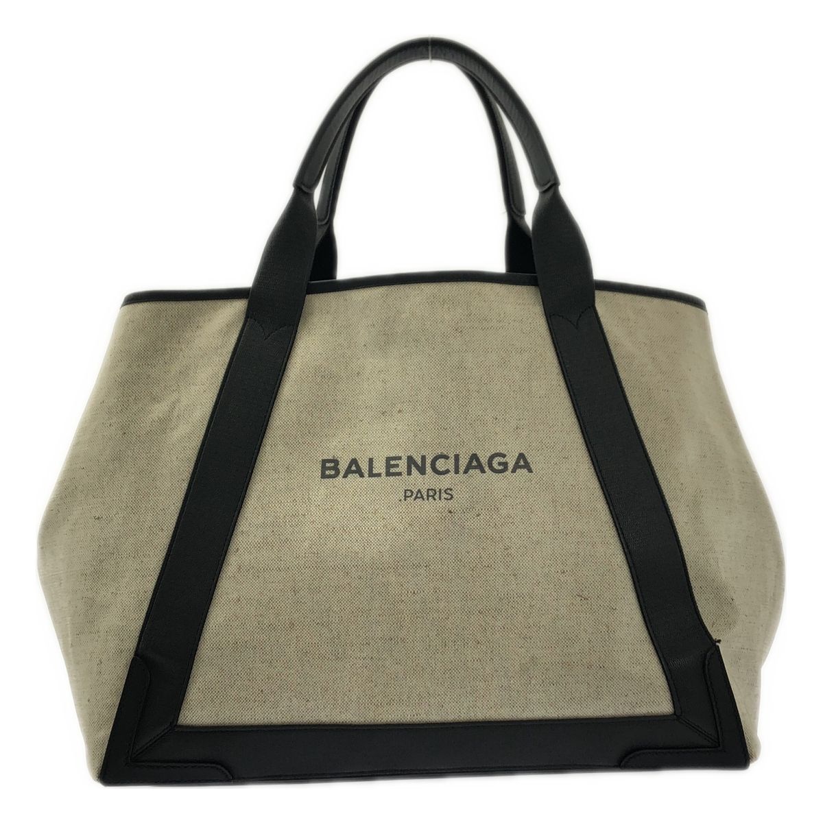 美品】 BALENCIAGA / バレンシアガ | ネイビー カバス M コーティング 