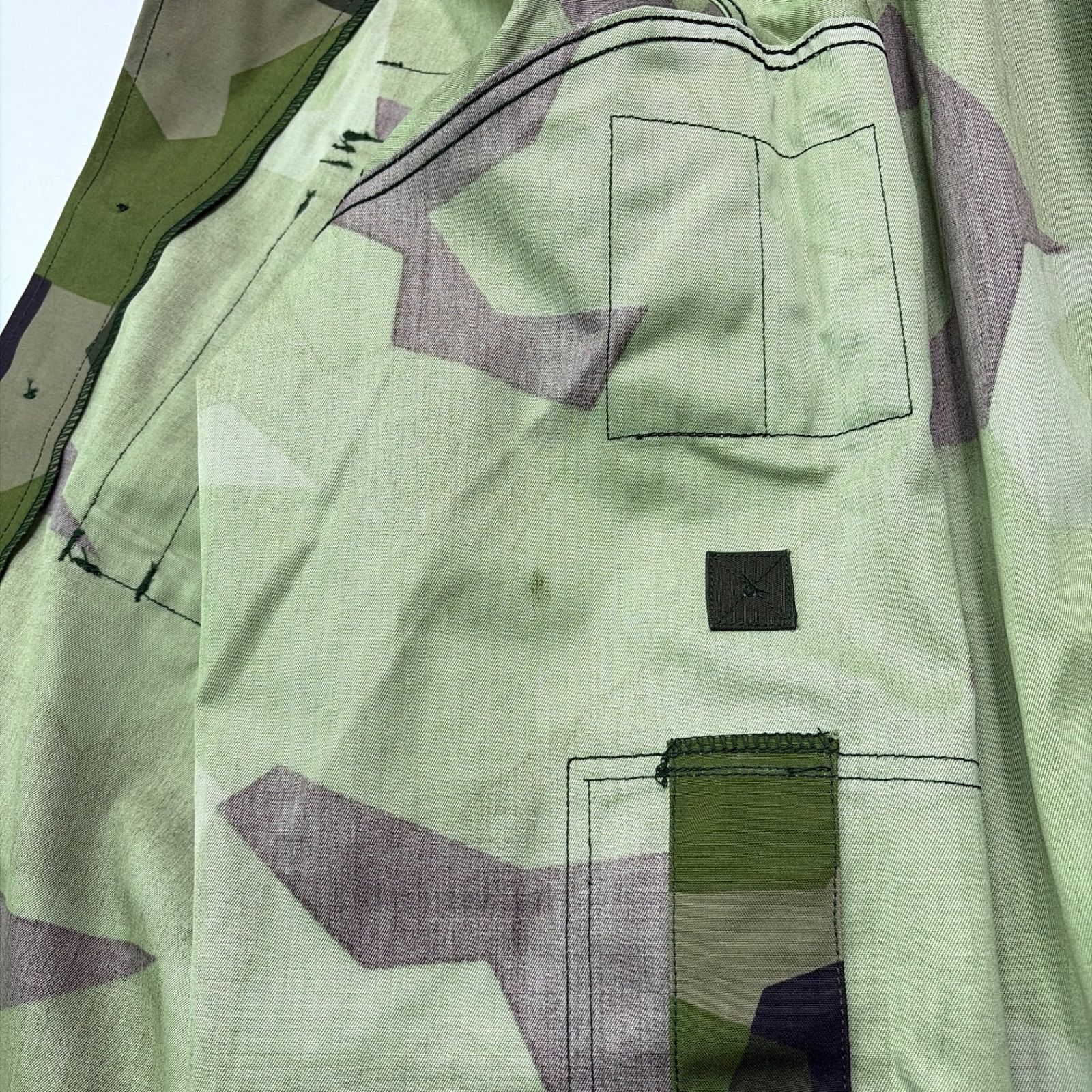 古着 スウェーデン軍 M90 スカンジナビアカモ 迷彩柄 ミリタリー 