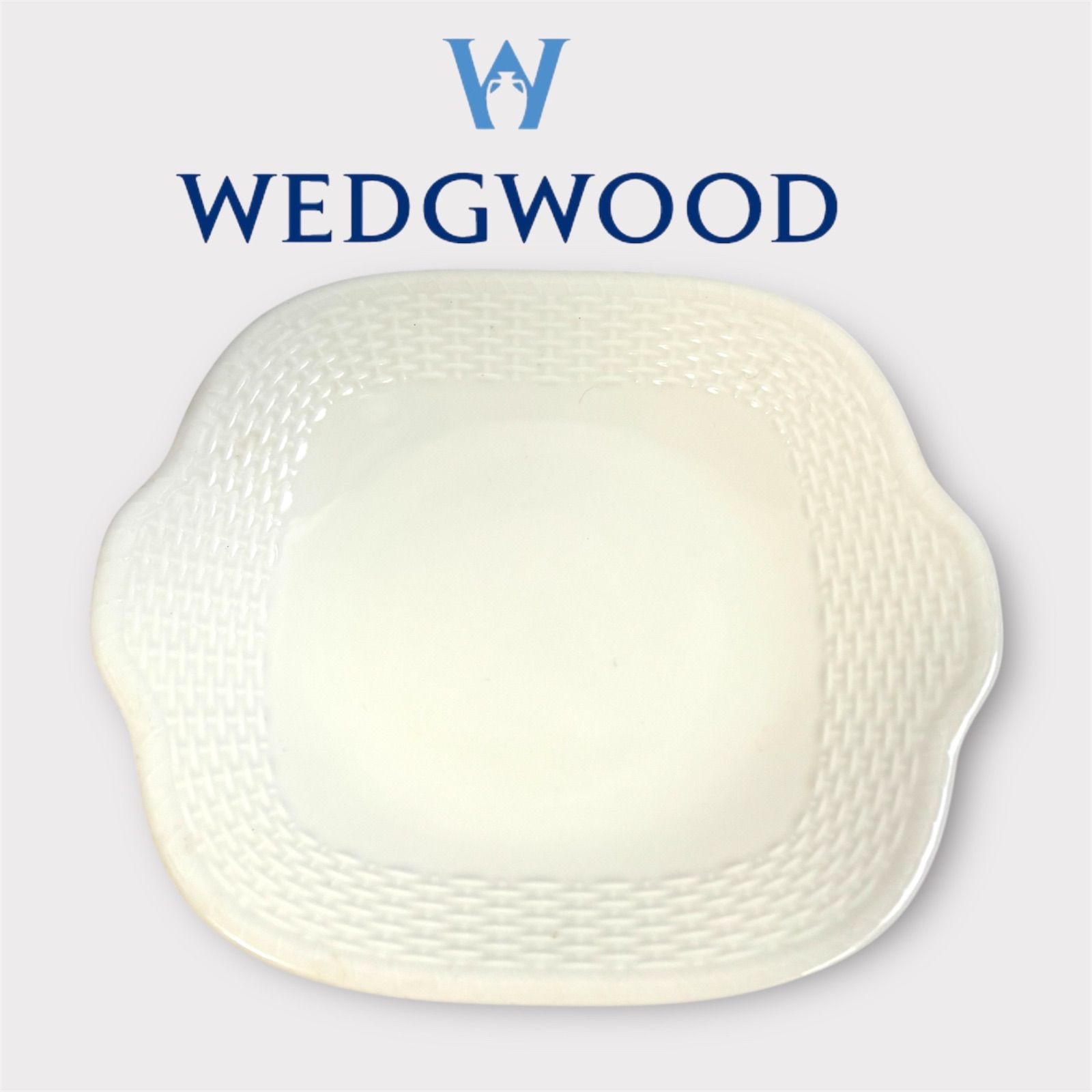 WEDGWOOD ウェッジウッド NANTUCKET ナンタケットプレート白 約23cm