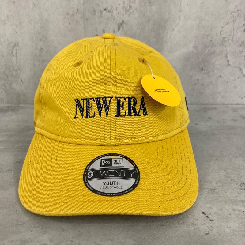 NEW ERA ニューエラ イエロー 9TWENTY 920 YOUTH ネオンロゴ キャップ