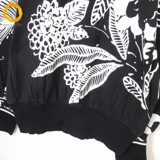 レオナール LEONARD ニットカットソー 花柄 ボタニカル レディース