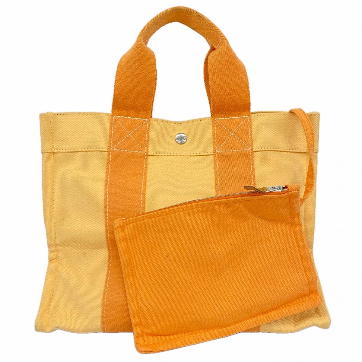 ☆SALE【6ba0499-k】エルメス トートバッグ ボラボラPM キャンバス 