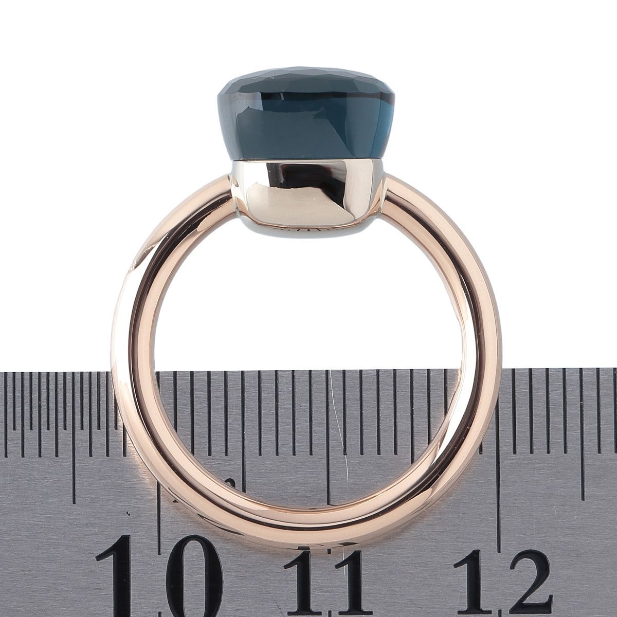 ポメラート ヌード クラシック ロンドンブルートパーズ リング 現行