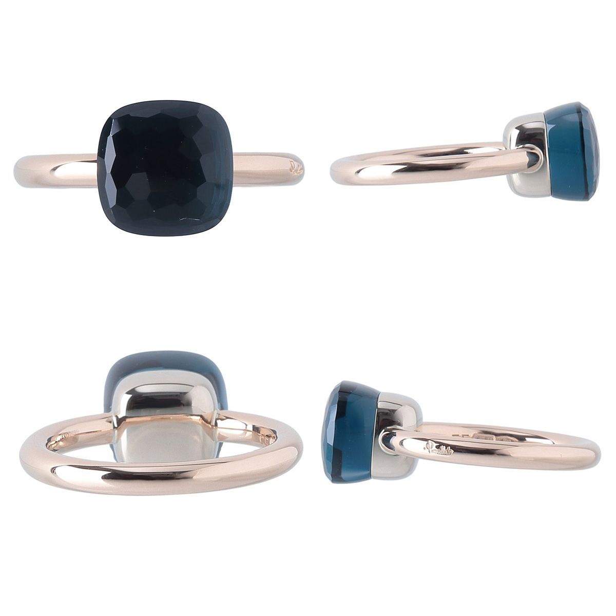 ポメラート ヌード クラシック ロンドンブルートパーズ リング 現行