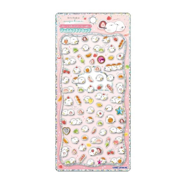 ERIKA＊確認用 カミオジャパン シール ジュエルプチドロップシール だいふくエナガ