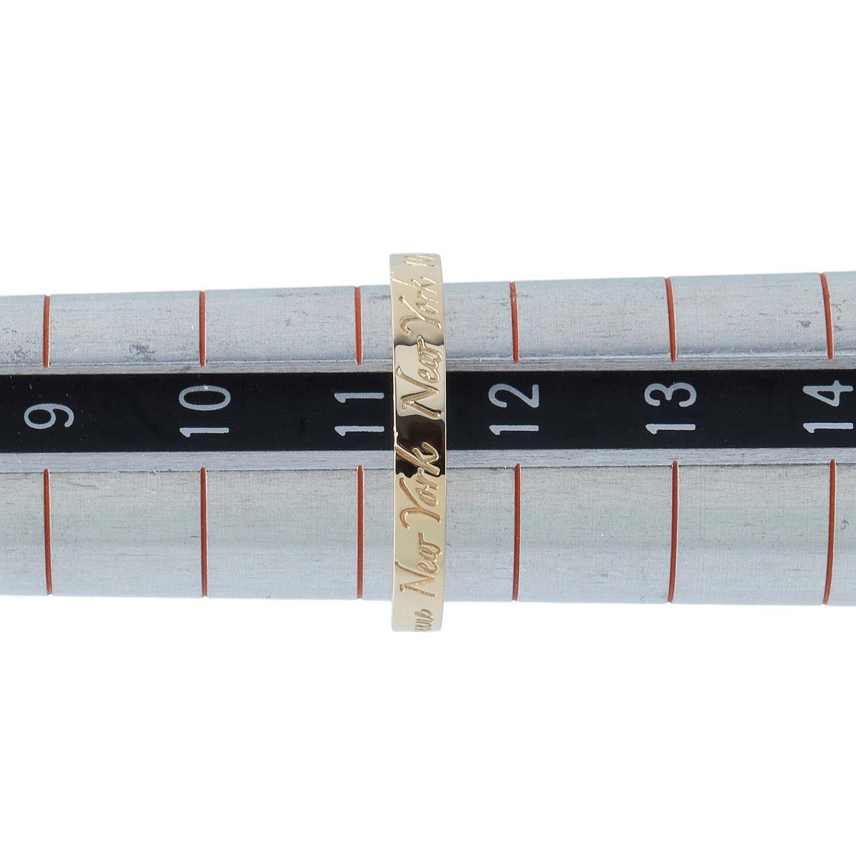 ティファニー ノーツナロー ニューヨーク リング 11号～11.5号 幅2.7mm
