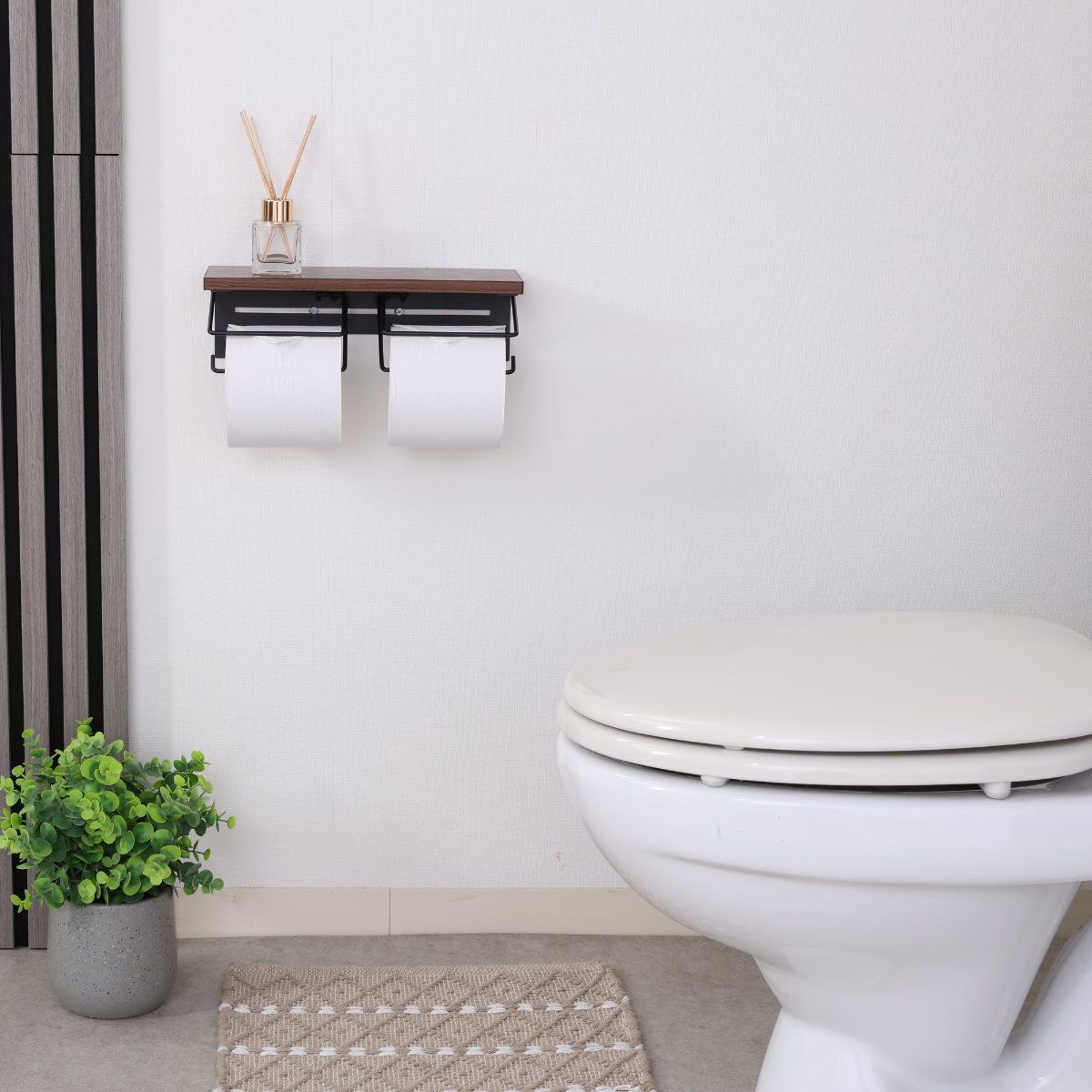 ホルダーおしゃれ トイレットペーパーホルダー toto 2連 トイレ 小物 