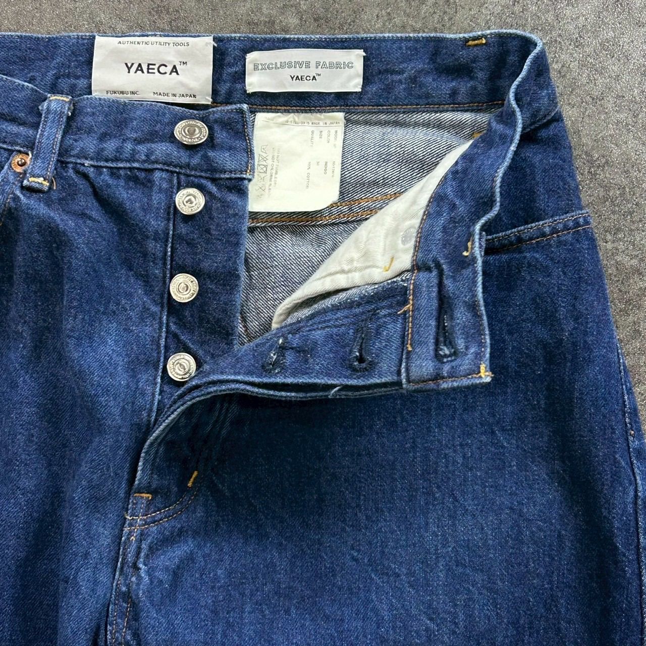 YAECA DENIM PANTS WIDE TAPERED ヤエカ デニム ワイドテーパード 