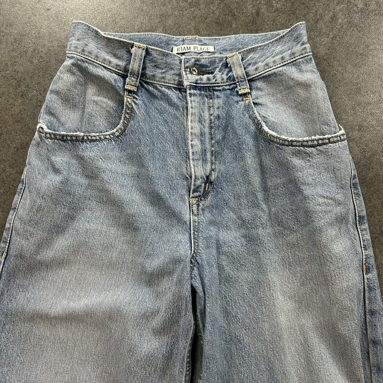日本製 R'IAM Plage Denim Jeans Wide リアムプラージュ ワイド デニム