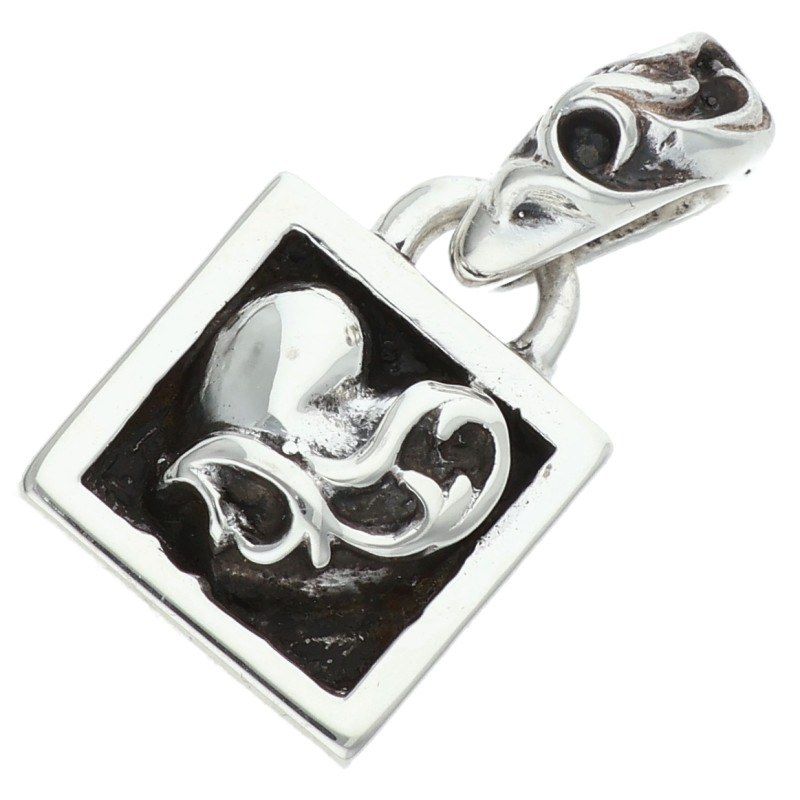 クロムハーツ FRAMED HEART/フレームドハート チャーム/シルバー