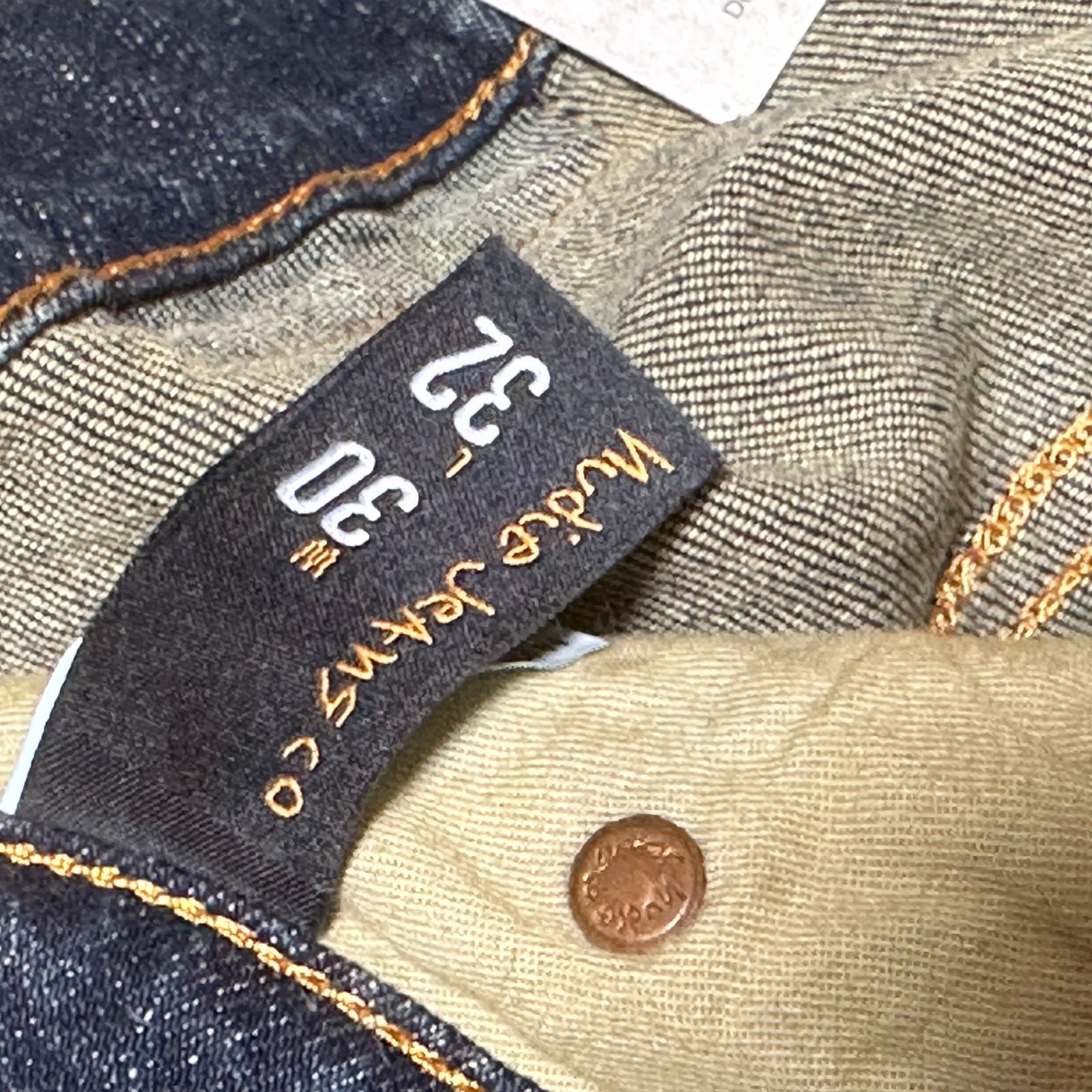 未使用 NUDIE JEANS THIN FINN NJ3417 made in ITALY スリム 