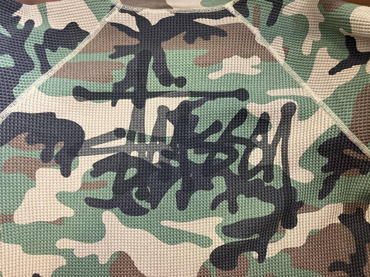 STUSSY stussy ステューシー サーマル カモフラ ウッドランドカモ 