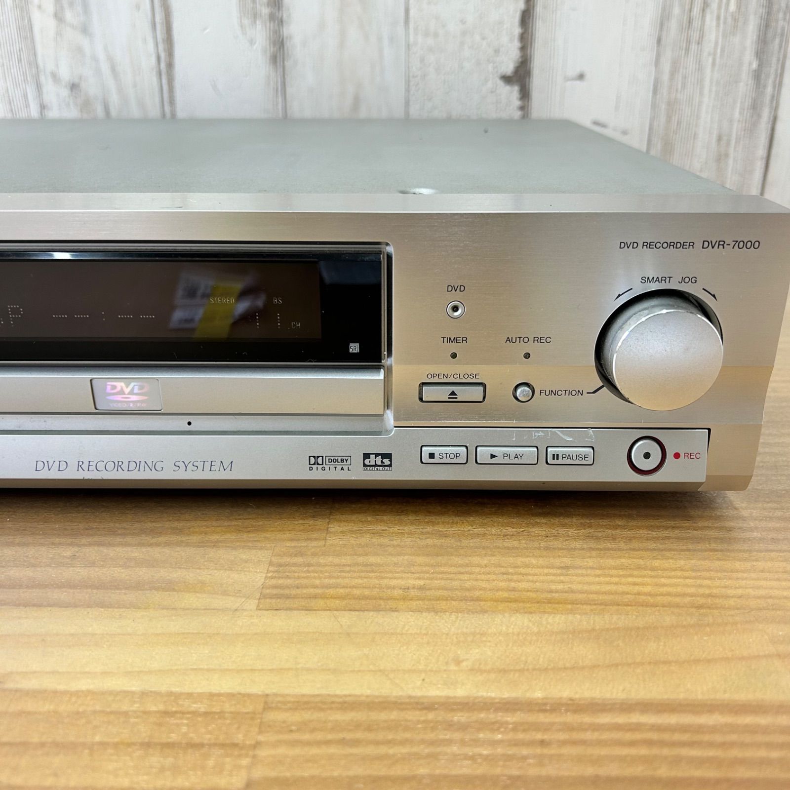 Pioneer DVR-7000 DVDレコーダー 電源ケーブル付（非純正）DVD再生確認