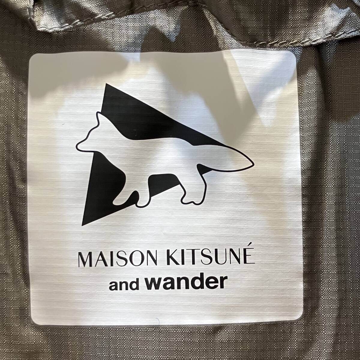 MAISON KITSUNE ダウンベスト×andwander size XL ライトグリーン 
