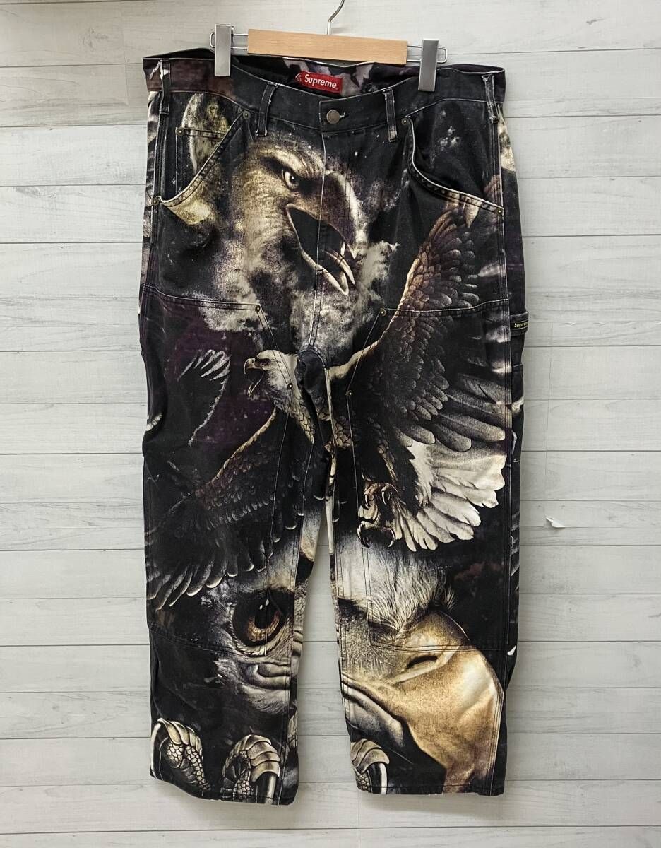 Supremeシュプリーム ペインターパンツ 21SS Eagle Double Knee Denim