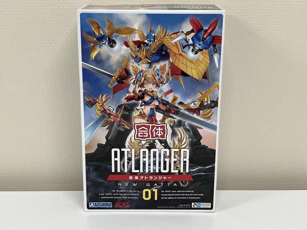 未組立 プラモデル アオシマ 合体 アトランジャー ACKS GR-01 - メルカリ
