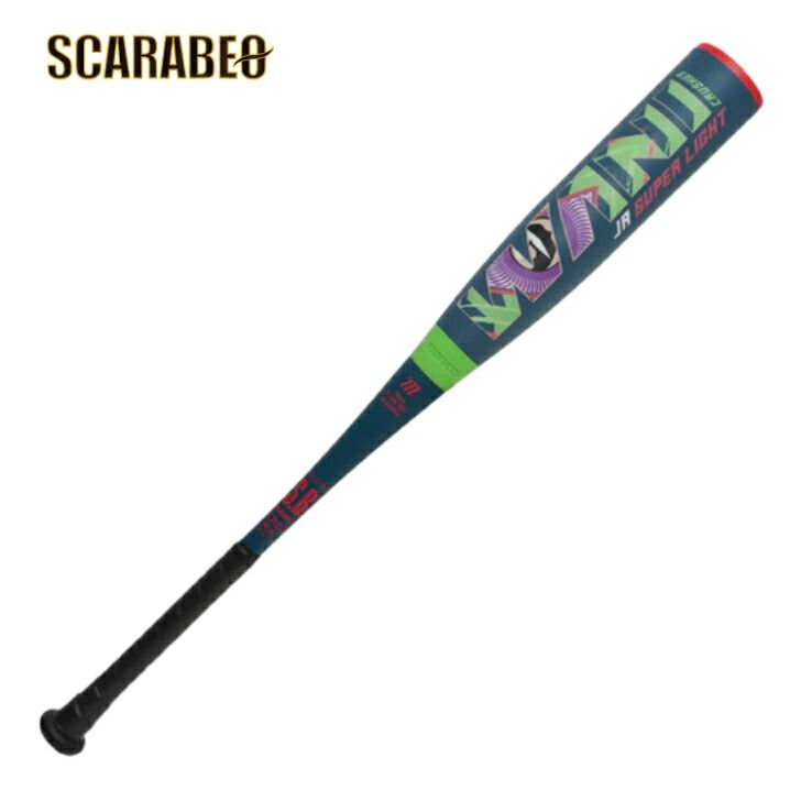 マルチ バット ジュニア 小学校低学年 軽量 ウレタンバット ワニクラッシャー スーパーライト TEAL/GREEN Marucci 軟式 野球 キッズ用 MJJSBBWSL1 78cm/約530g