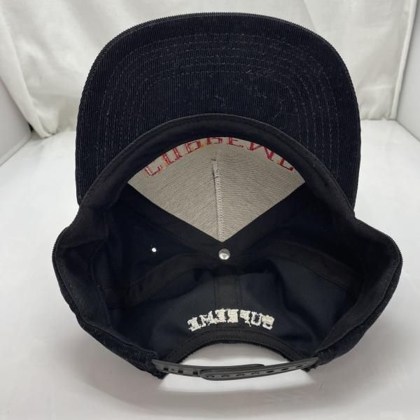 中古】Supreme 17AW Dotted Arc 5-Panel Cap ベースボールキャップ 黒