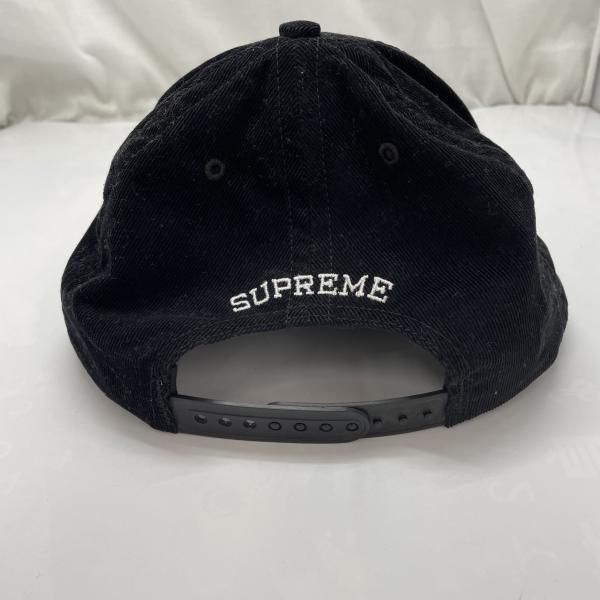 中古】Supreme 17AW Dotted Arc 5-Panel Cap ベースボールキャップ 黒