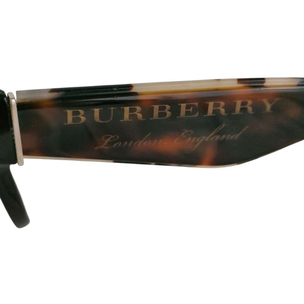 美品 BURBERRY バーバリー サングラス べっこう ブラック系 レディース