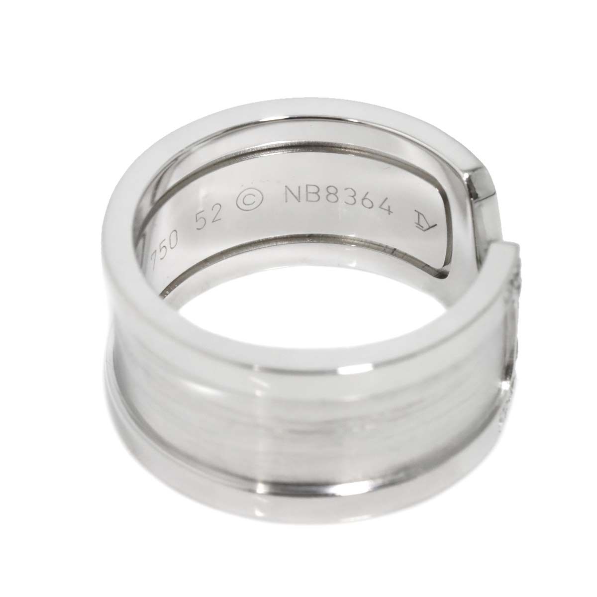カルティエ Cartier C2 #52 リング ダイヤ K18 WG ホワイトゴールド