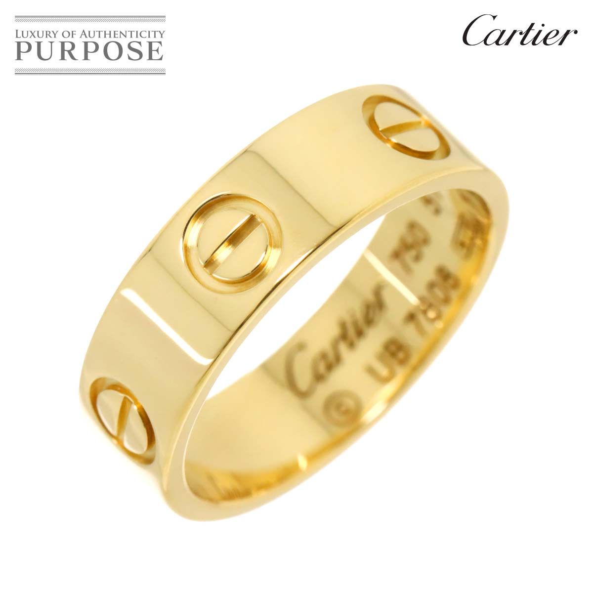 カルティエ Cartier ラブ #51 リング K18 YG イエローゴールド 750