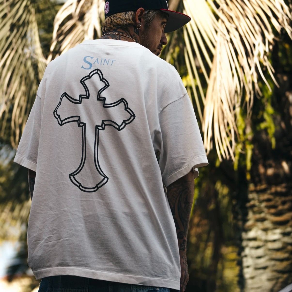 新品未使用】セントマイケル SAINT Mxxxxxx Tシャツ 2PC_SS TEE/2PAC 