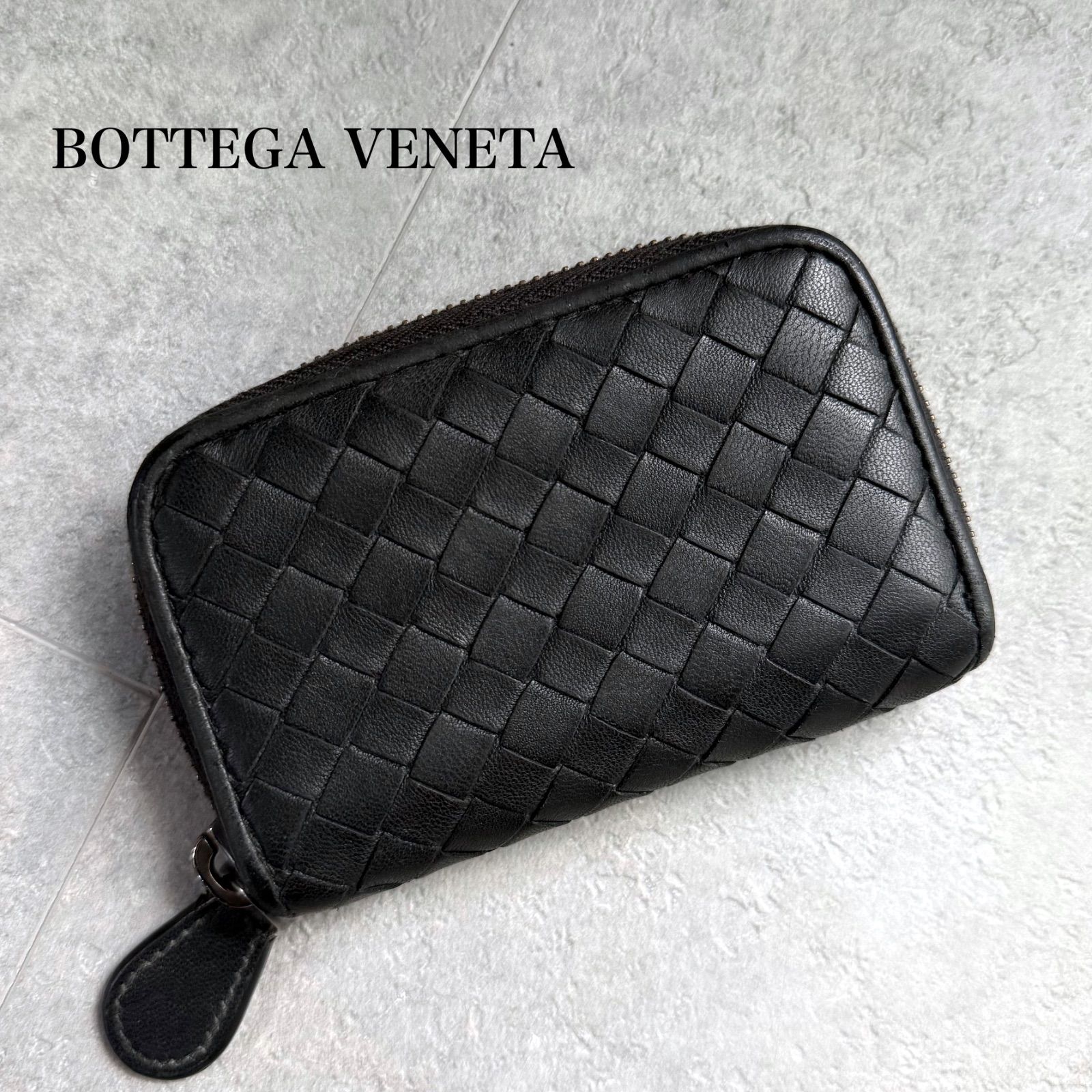 BOTTEGA VENETA ボッテガヴェネタ イントレチャート レザー コイン 