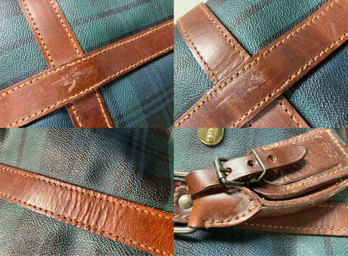 POLO RALPH LAUREN ラルフローレン ボストンバック チェック グリーン