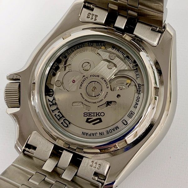  SEIKO 5スポーツ 腕時計 ウォッチ SKXシリーズ GMT 4R34-00A0 オートマチック 自動巻き アナログ 通勤 メンズ シルバー 時計 DF17965 秋コーデ 自動巻き時計 腕時計(アナログ)