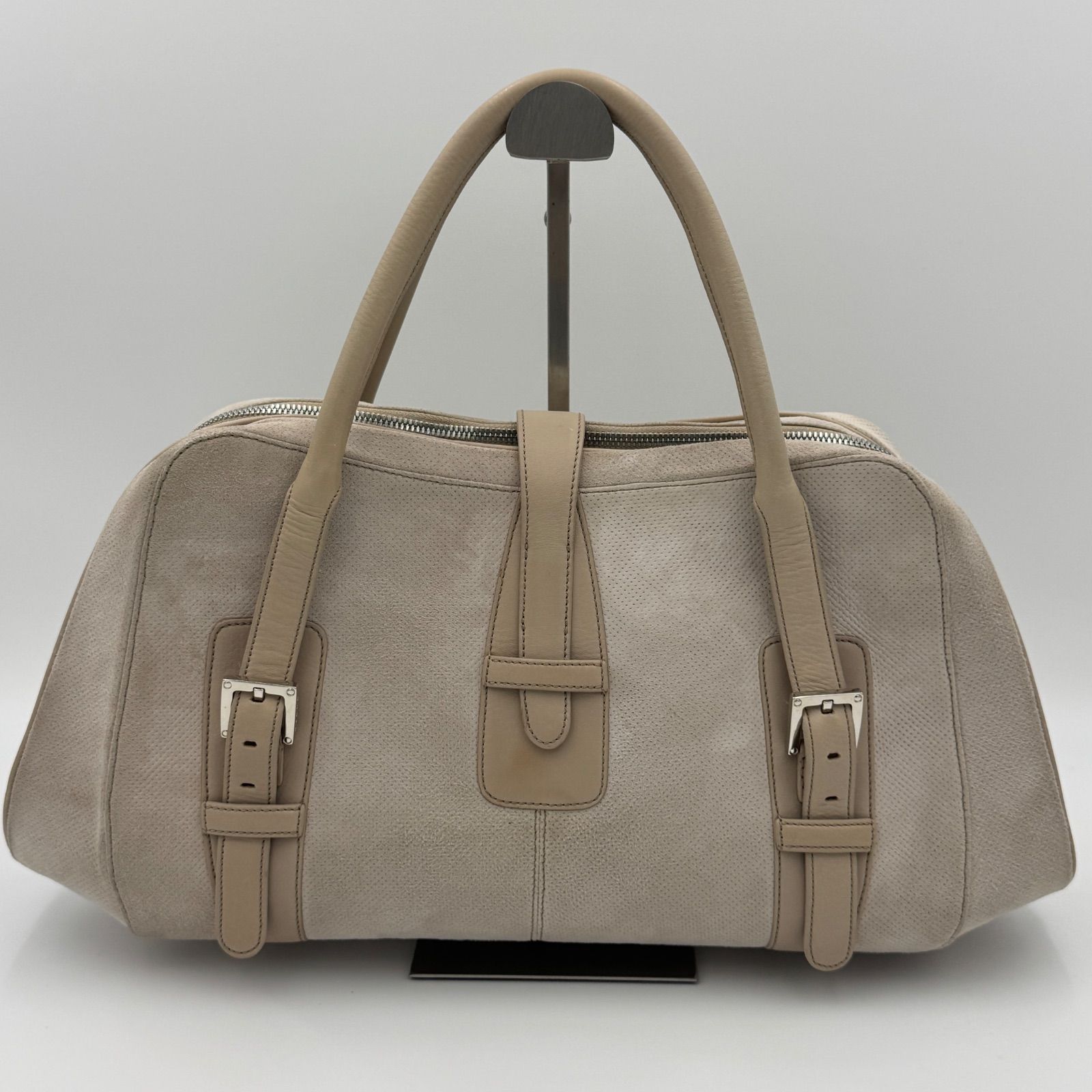 LOEWE ロエベ センダ ハンドバッグ ボストンバッグ スエード レザー 