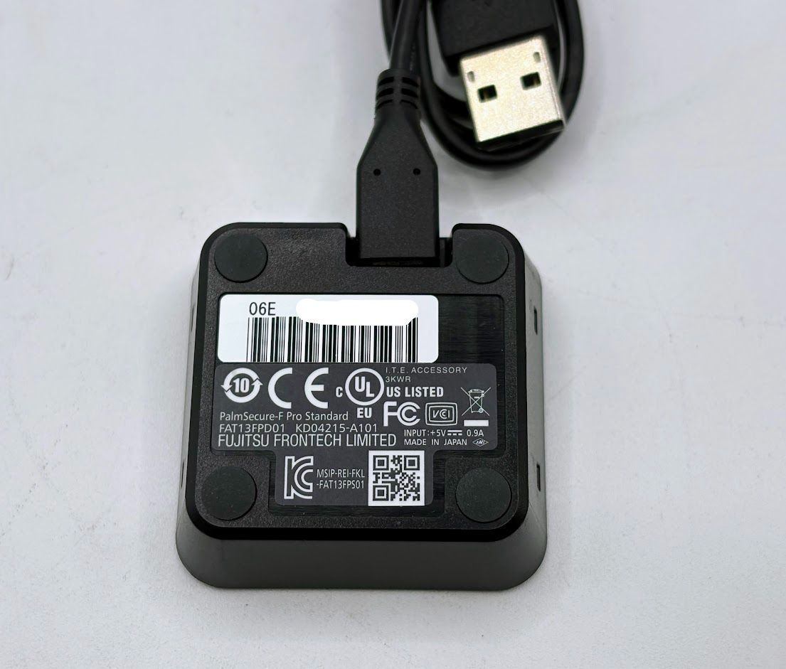 富士通 PalmSecure SL Sensor FAT13SLD01×2個 + F Pro FAT13EPD01 中古