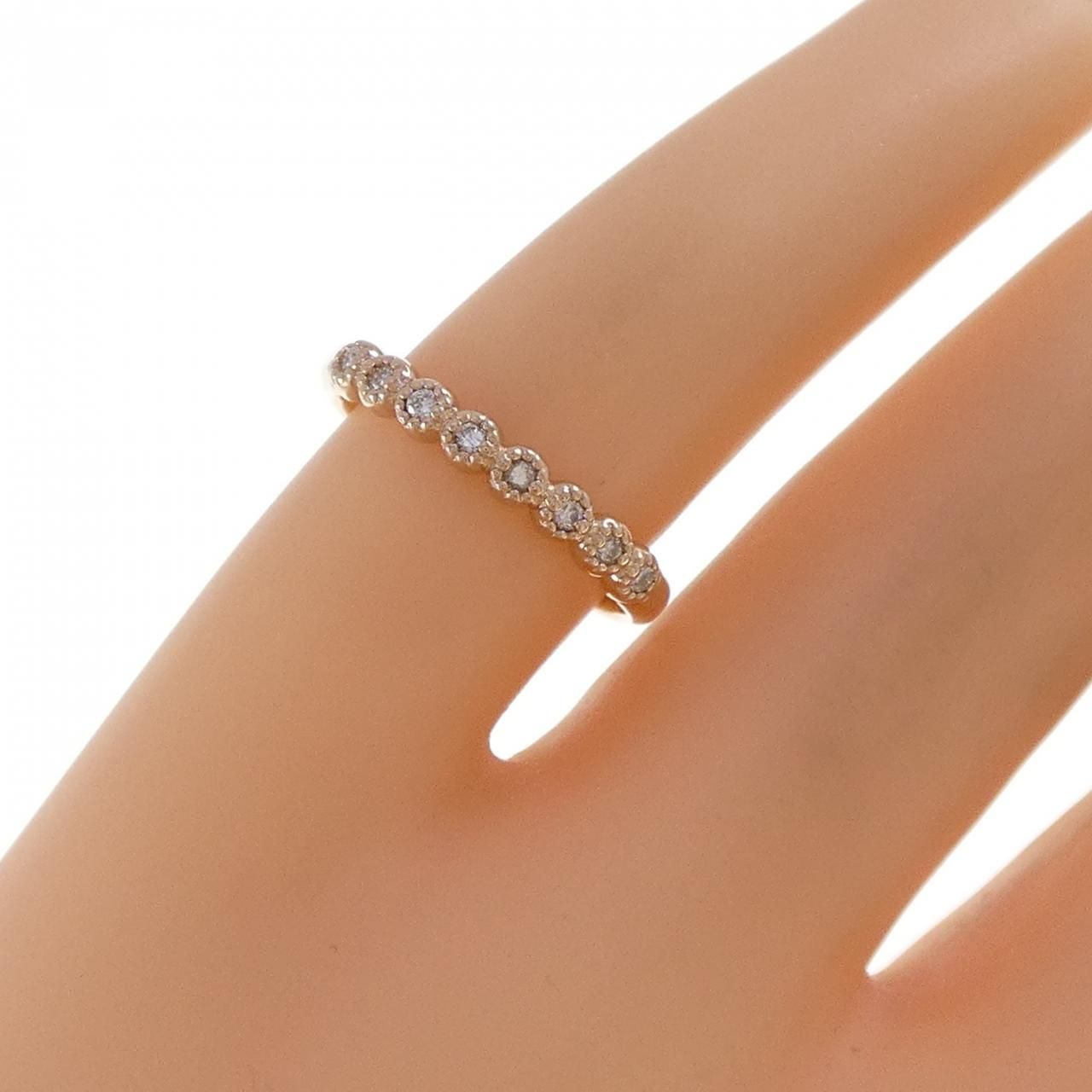 K18PG ダイヤモンド ピンキーリング 0.05CT 【公式通販】