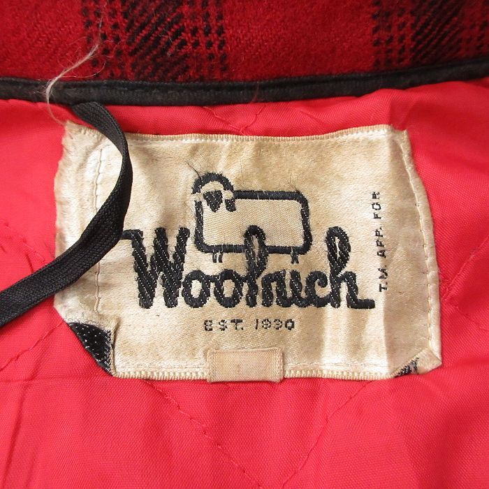 M/古着 ウールリッチ 長袖 ウール ジャケット メンズ 80年代 80s マッキーノ 赤他 チェック 内側キルティング【spe】 25dec27 ウールリッチ WOOLRICH 長袖 50年代 古着50\u0027sウールリッチ|ブラウン×ベージュ×グリーン長袖メンズチェックビンテージウールシャツ・マッキーノジャケットWoolrich MUJIN