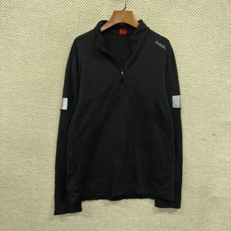 JDX ゴルフ プリンティングロゴ 弱起毛 ハーフジップ 長袖Tシャツ 100 A06338