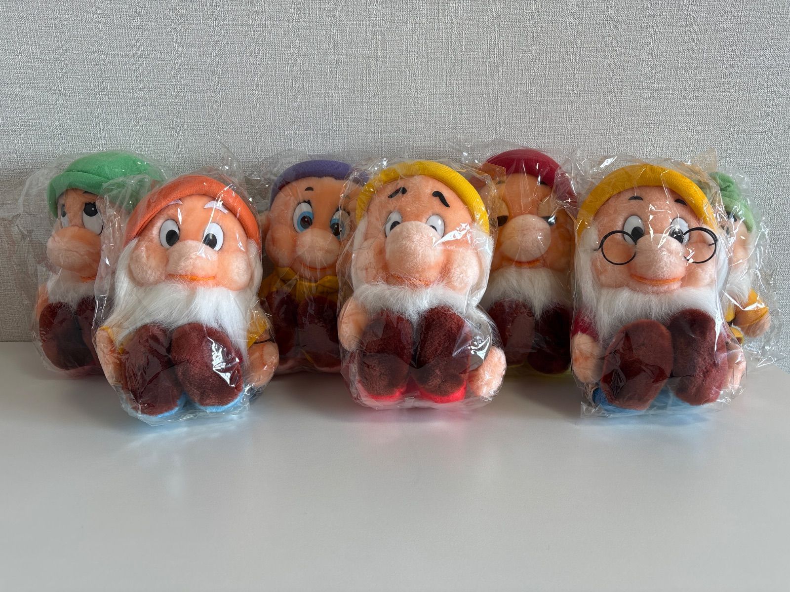 美品 白雪姫 七人のこびと ぬいぐるみ 7個セット サン アンド スター