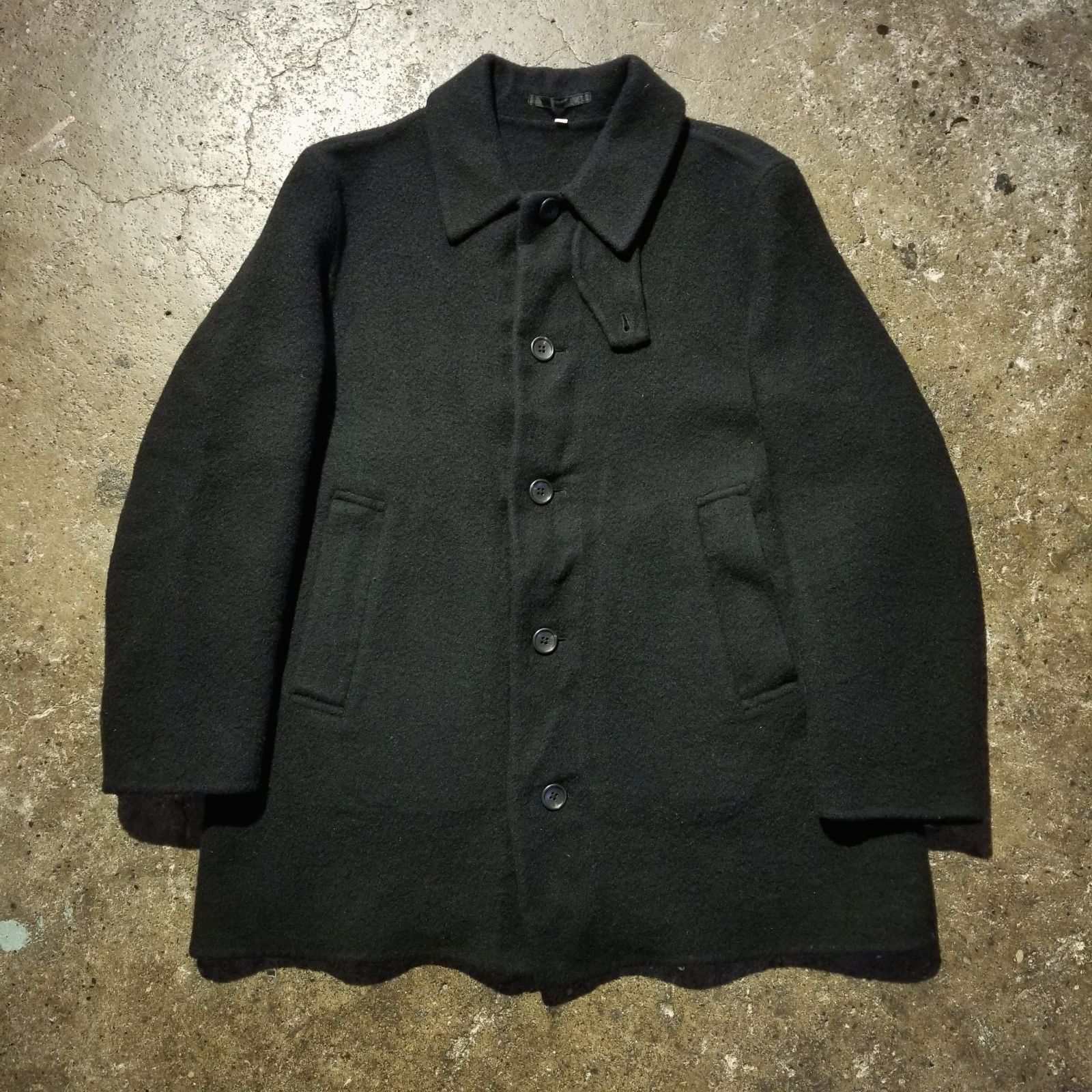 MUJI Labo カシミヤ混ショートステンカラーコート M ムジラボ 無印良品