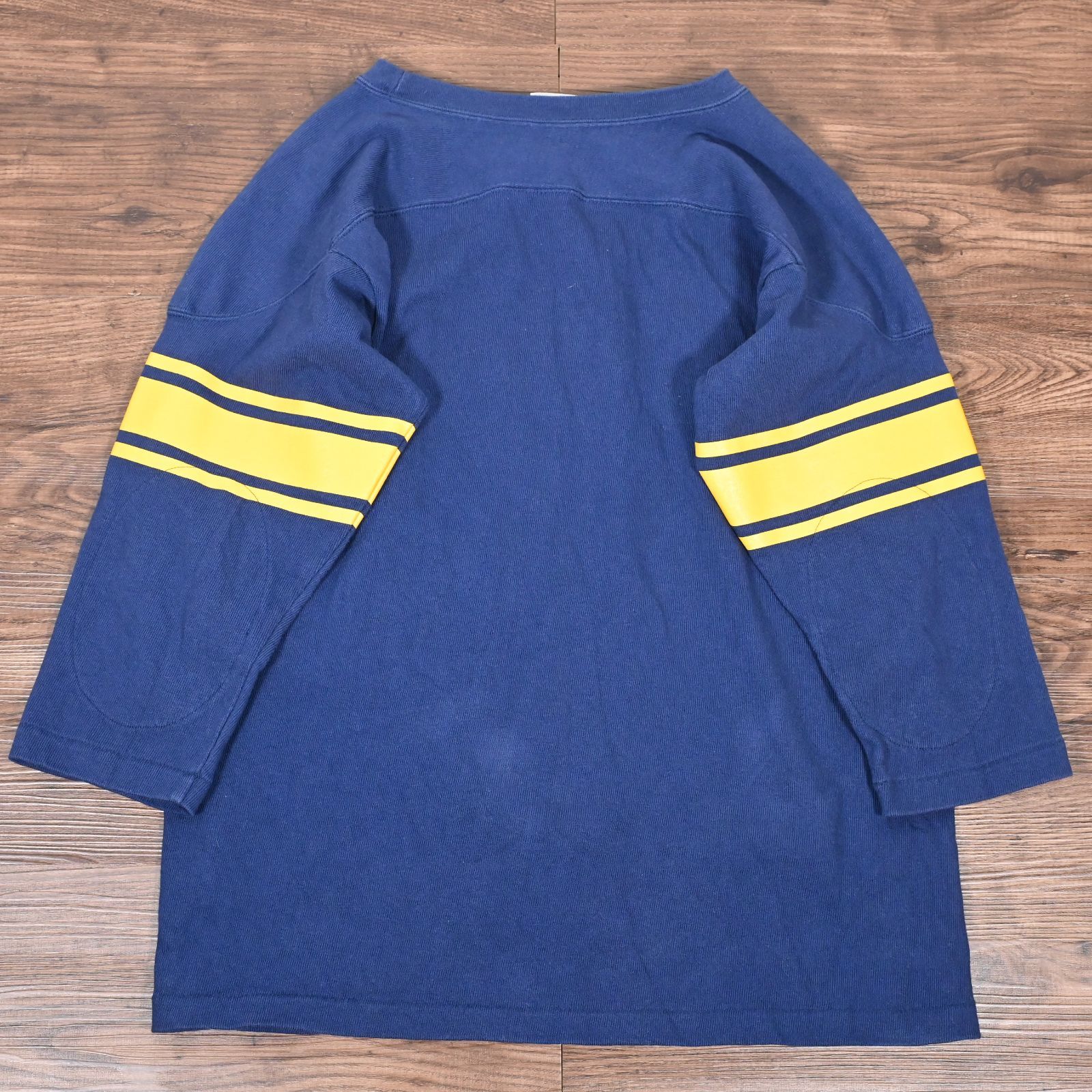 Champion チャンピオン フットボールシャツ 7分丈 ネイビー 小文字 