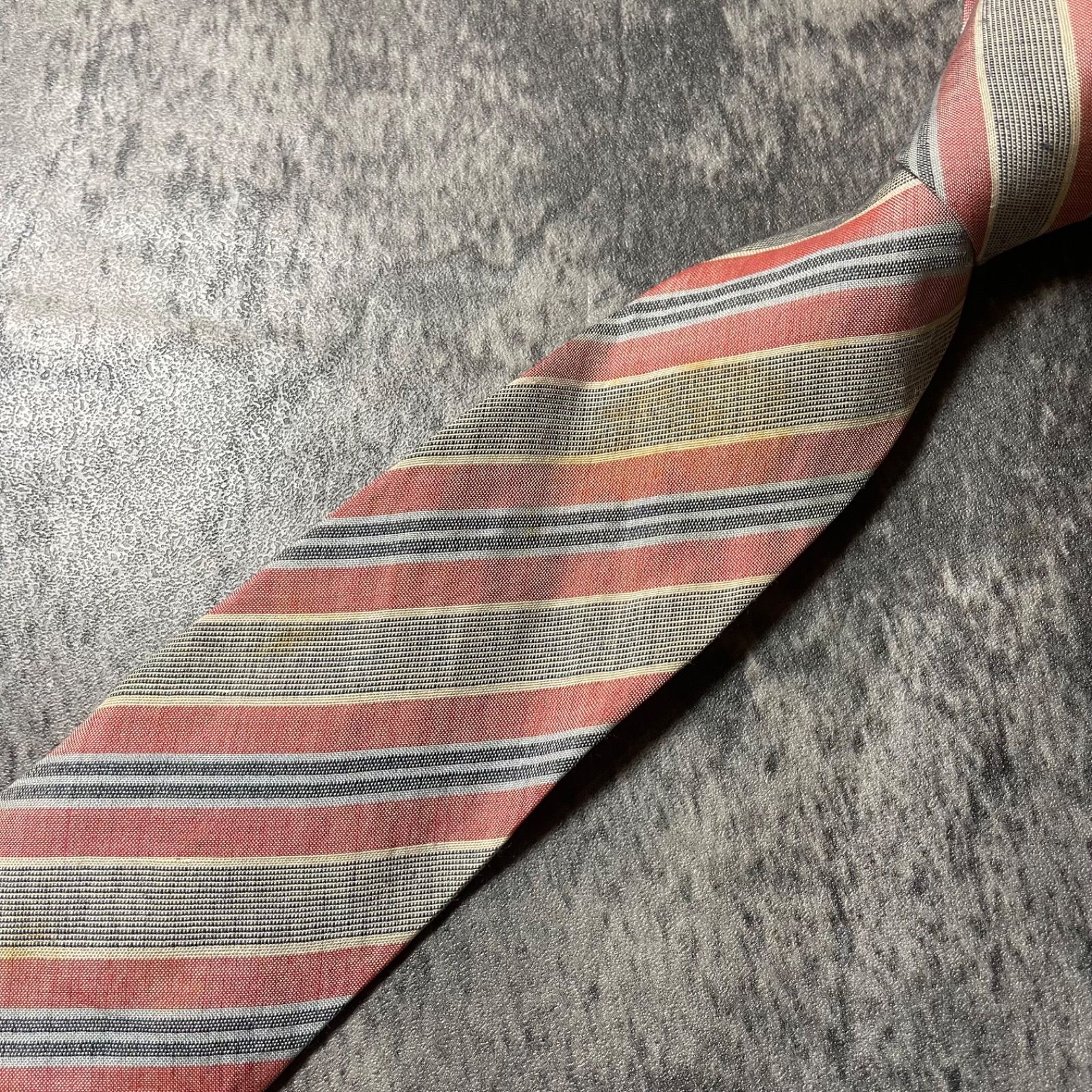Christian Dior クリスチャンディーオール ピンク ストライプ シルク