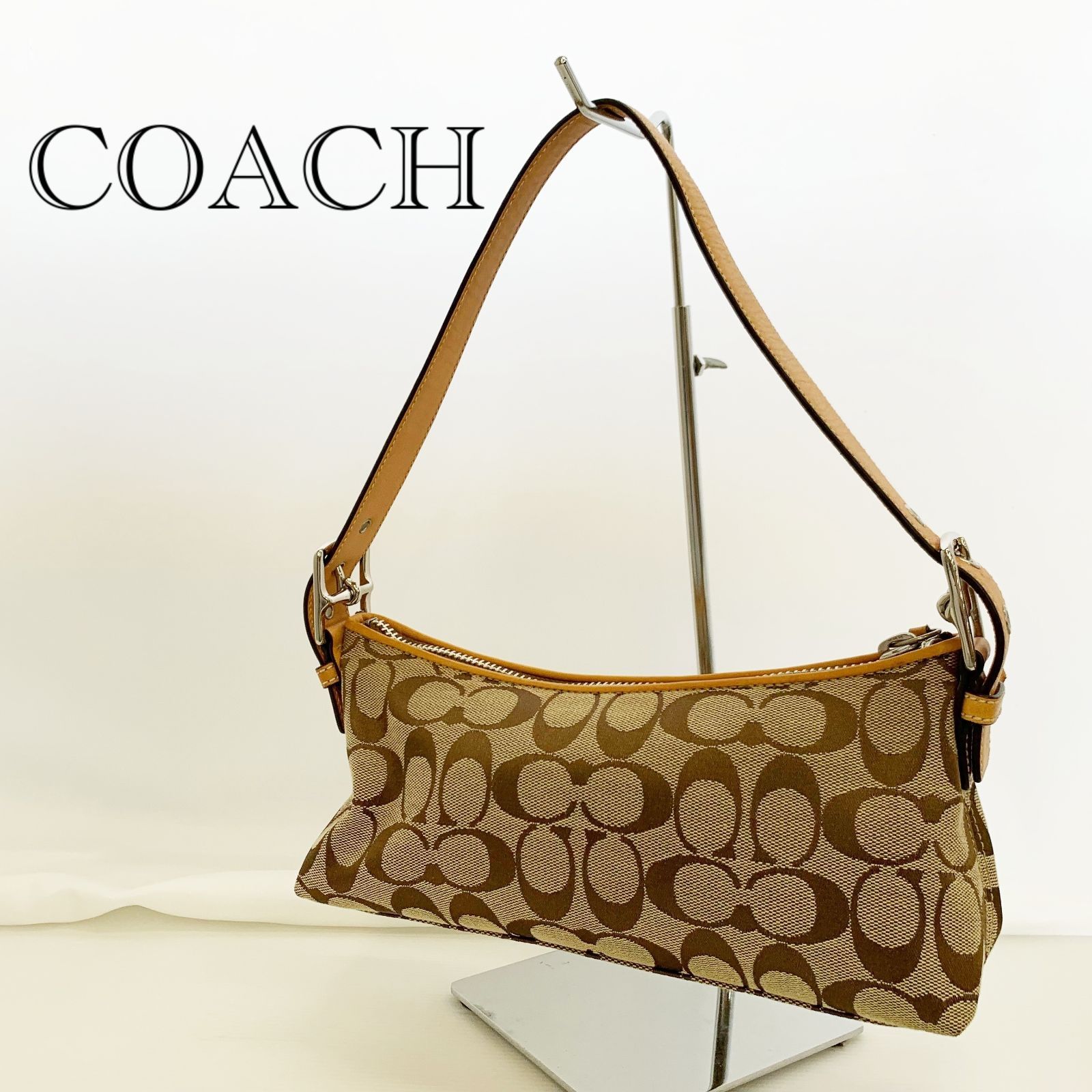 COACH コーチ シグネチャー ワンハンドルバッグ ワンショルダーバッグ 