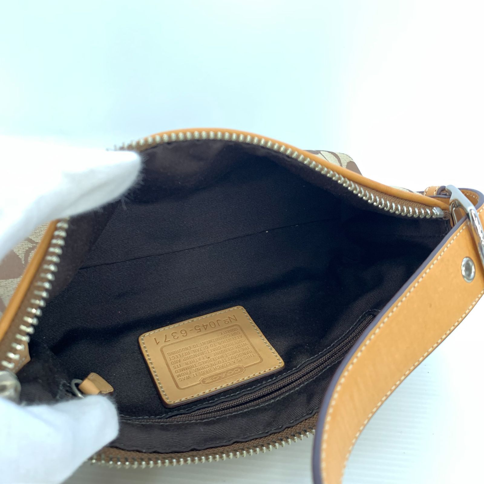 COACH コーチ シグネチャー ワンハンドルバッグ ワンショルダーバッグ 