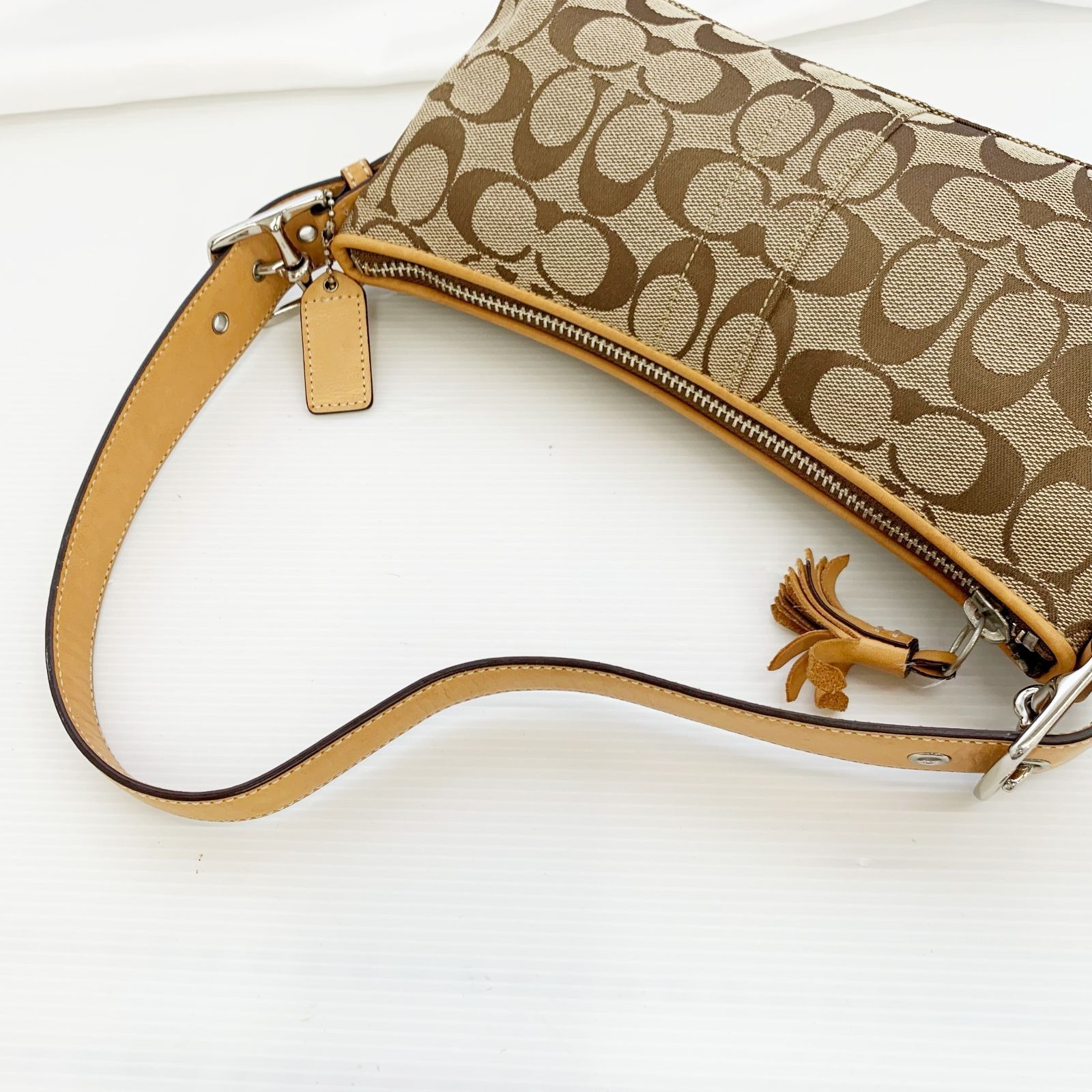 COACH コーチ シグネチャー ワンハンドルバッグ ワンショルダーバッグ 